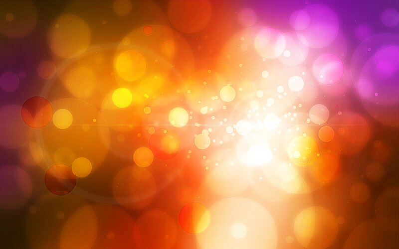 vibrant bokeh light effect