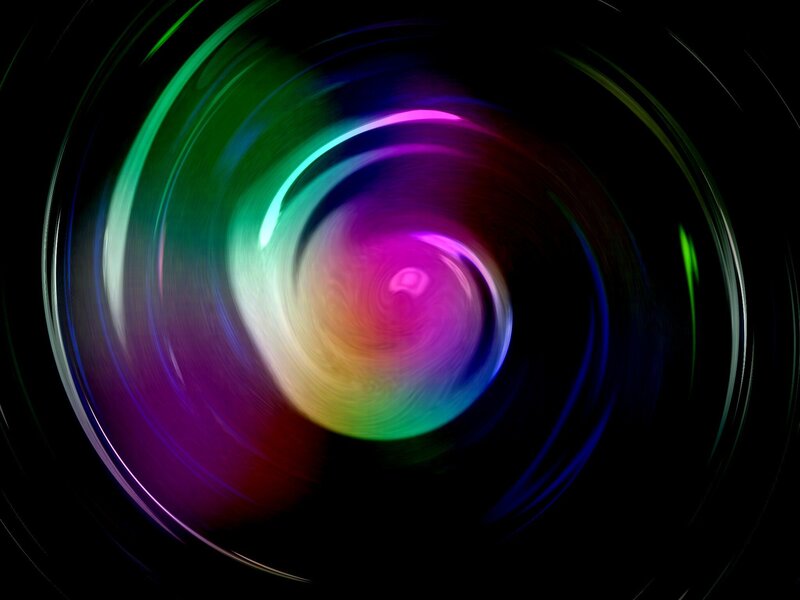 vibrant color swirl