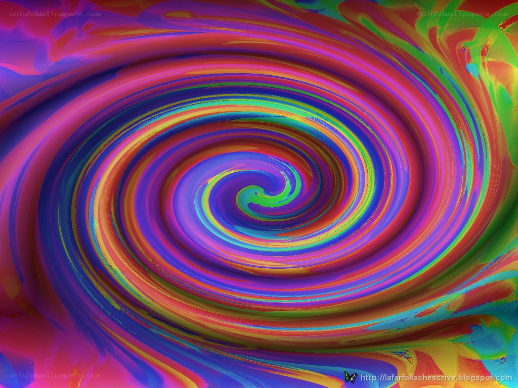vibrant color swirl