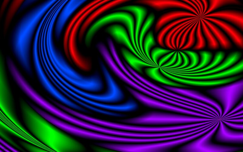 vibrant color swirls