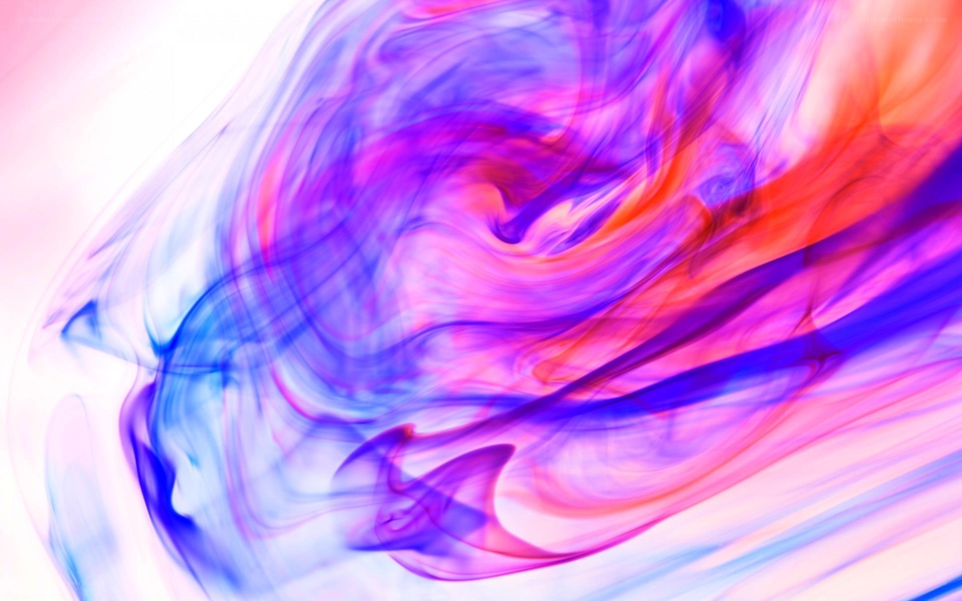 vibrant color swirls