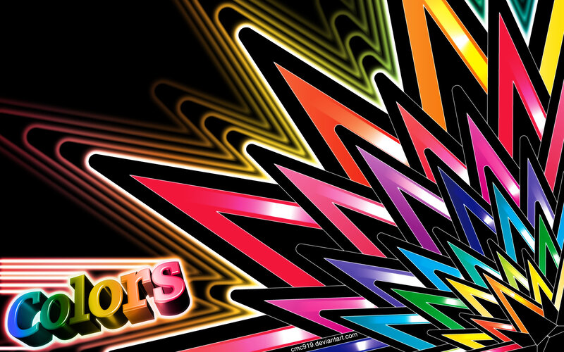 vibrant colorful abstract design