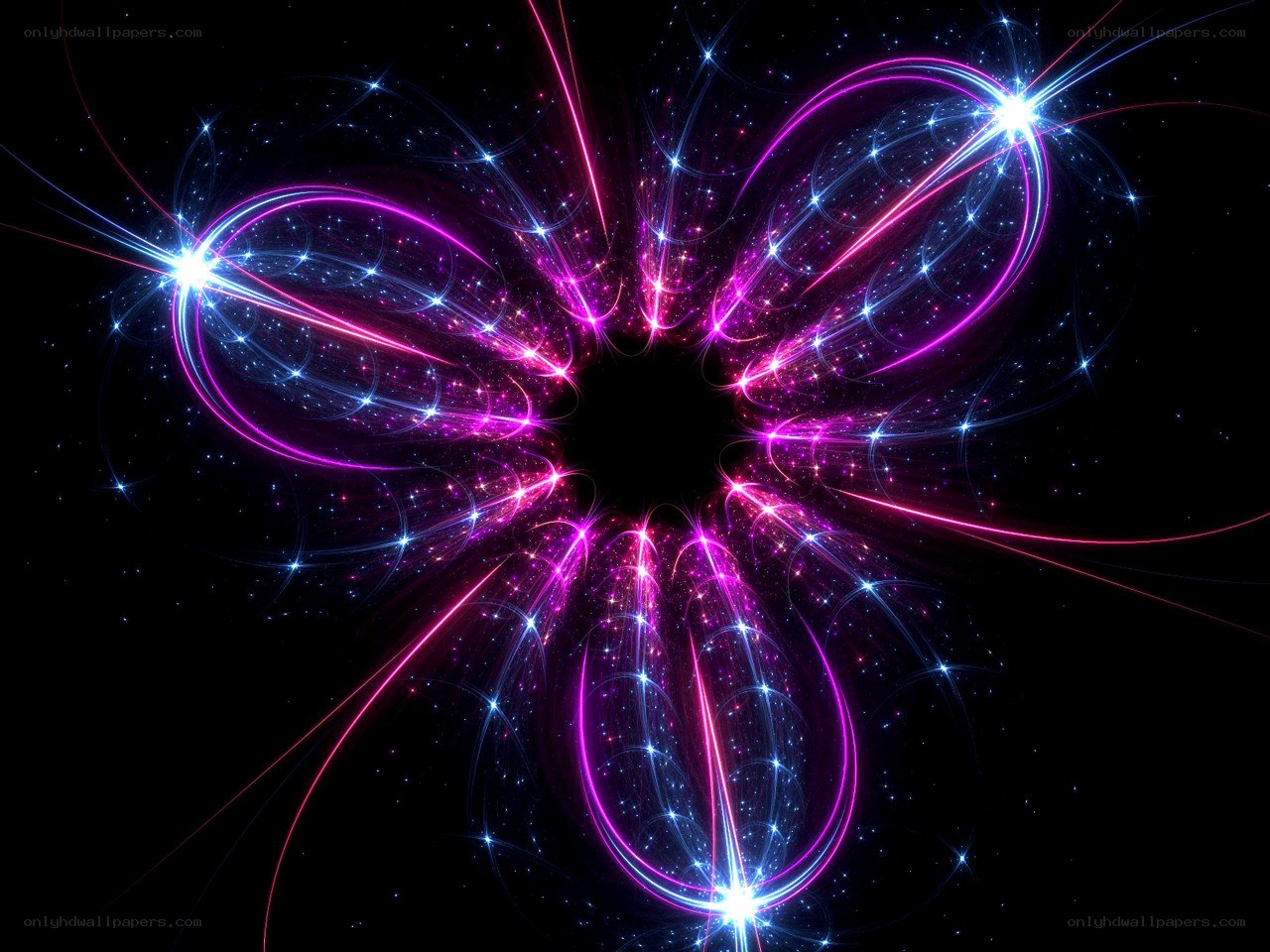 vibrant cosmic fractal design