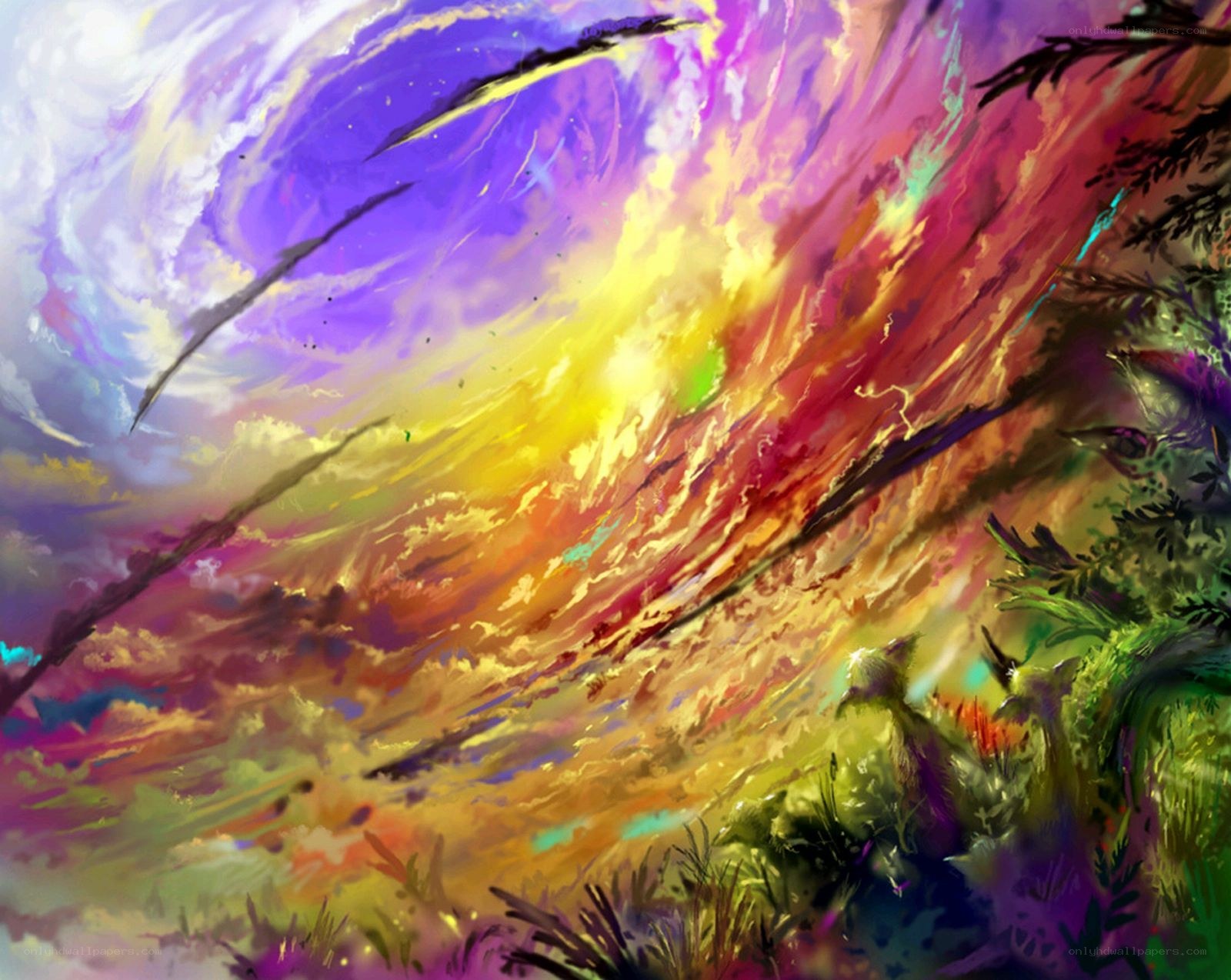 Vibrant cosmic landscape