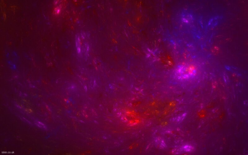 vibrant cosmic nebula
