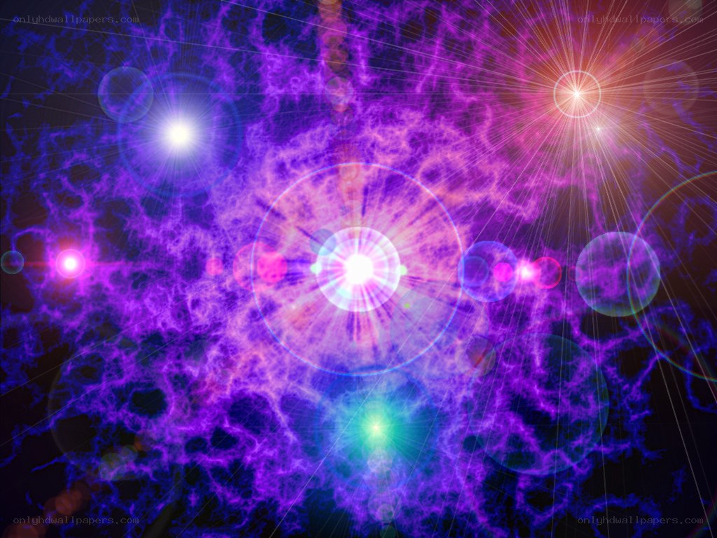 vibrant cosmic nebula