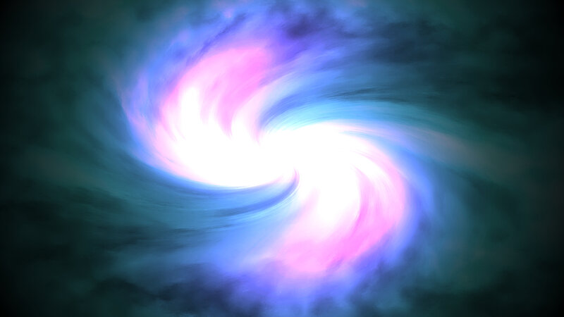 vibrant cosmic swirl