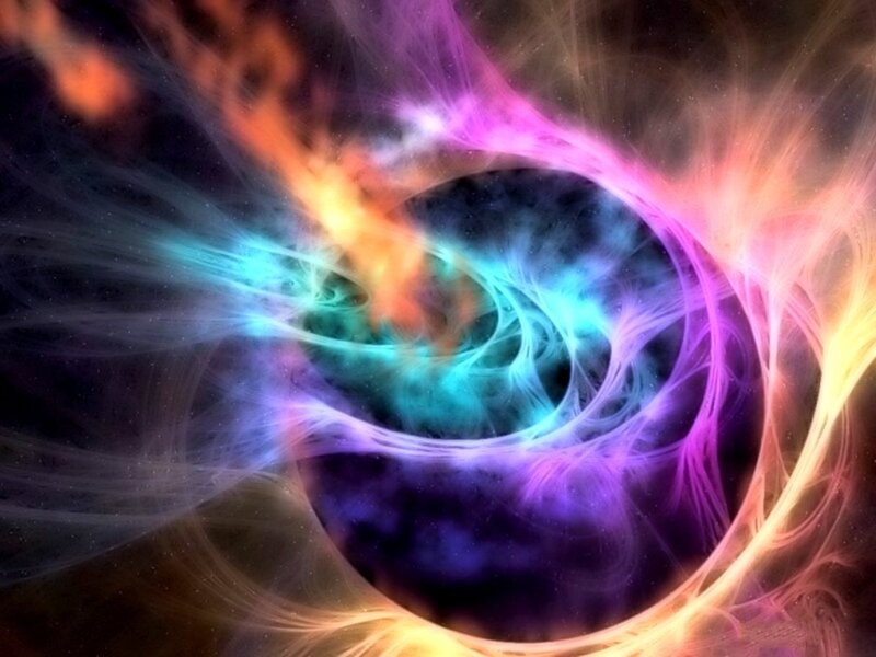 vibrant cosmic vortex