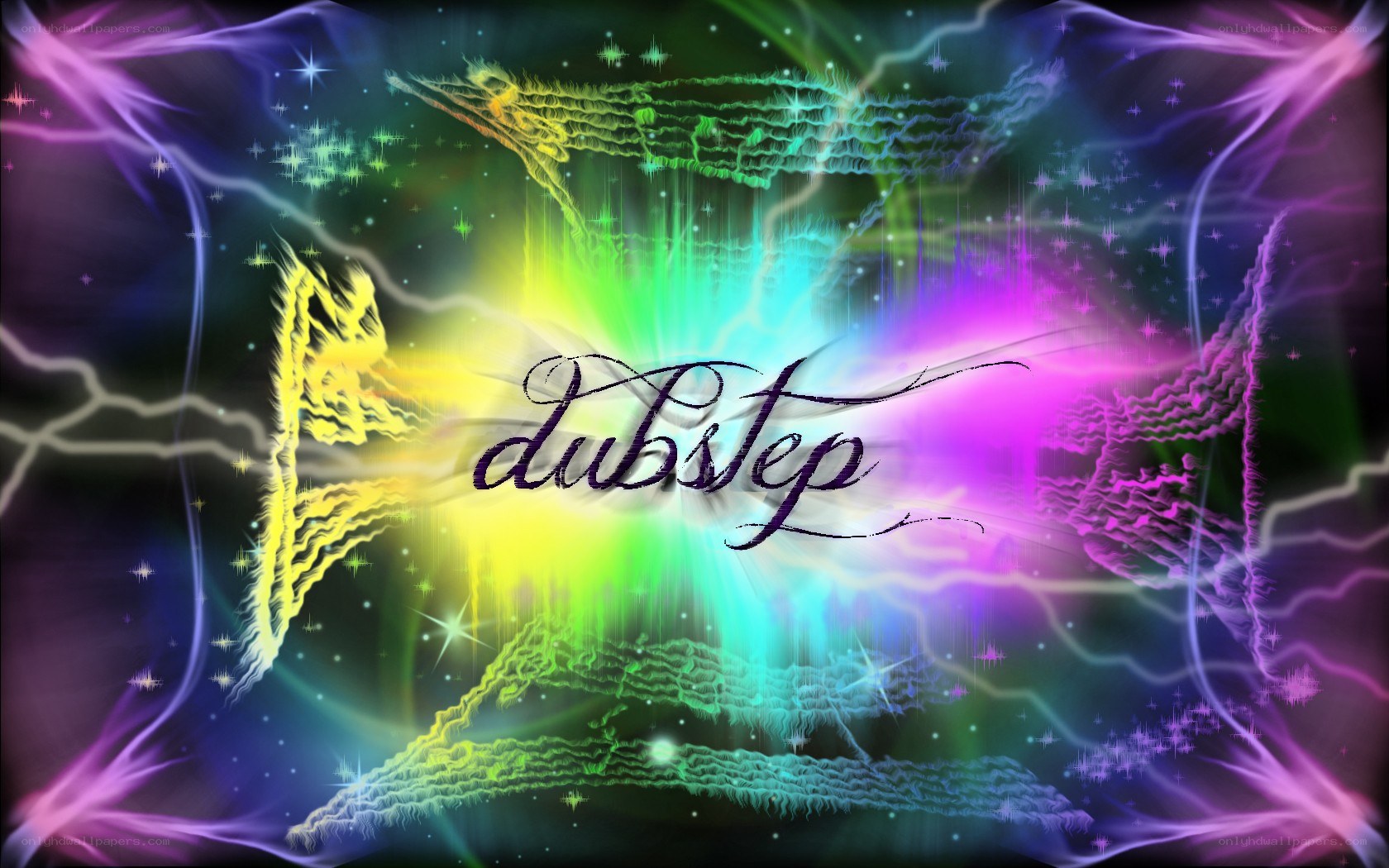 vibrant dubstep music art