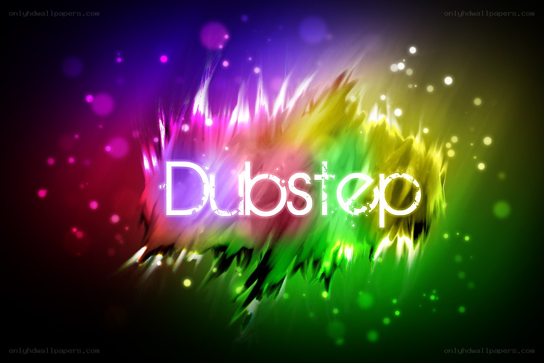 vibrant dubstep music graphic