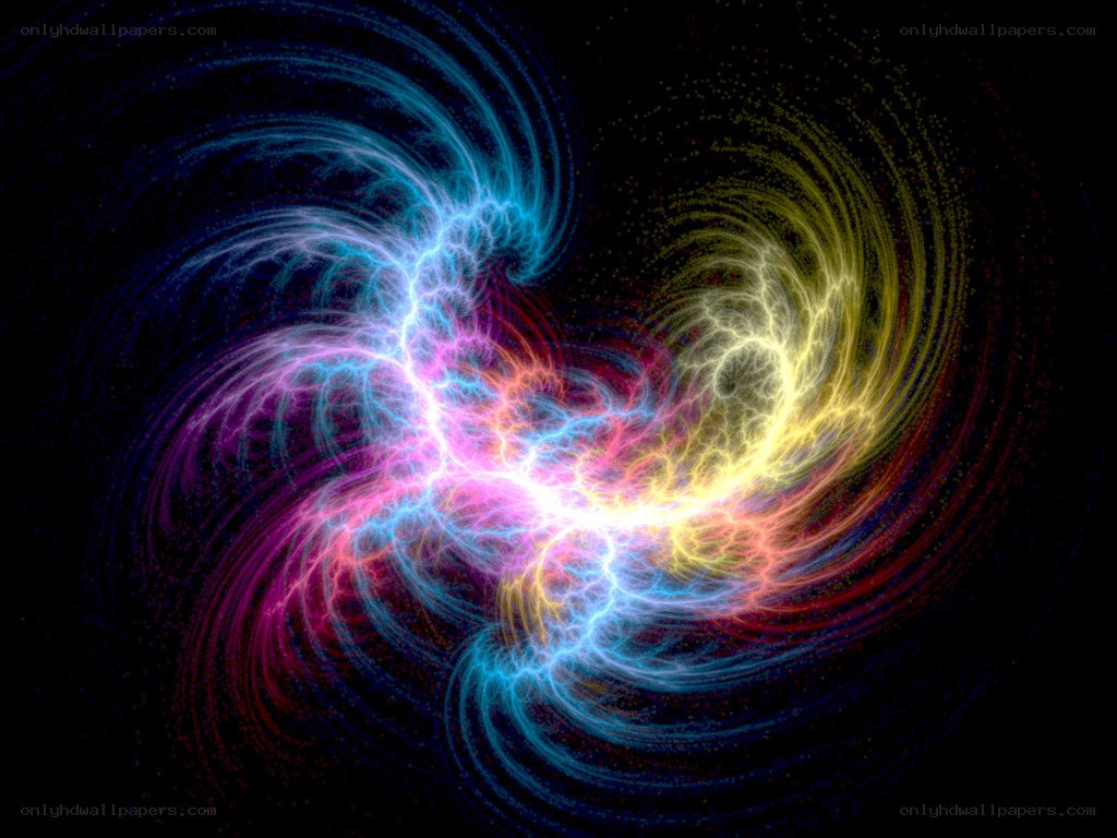 vibrant energy swirl