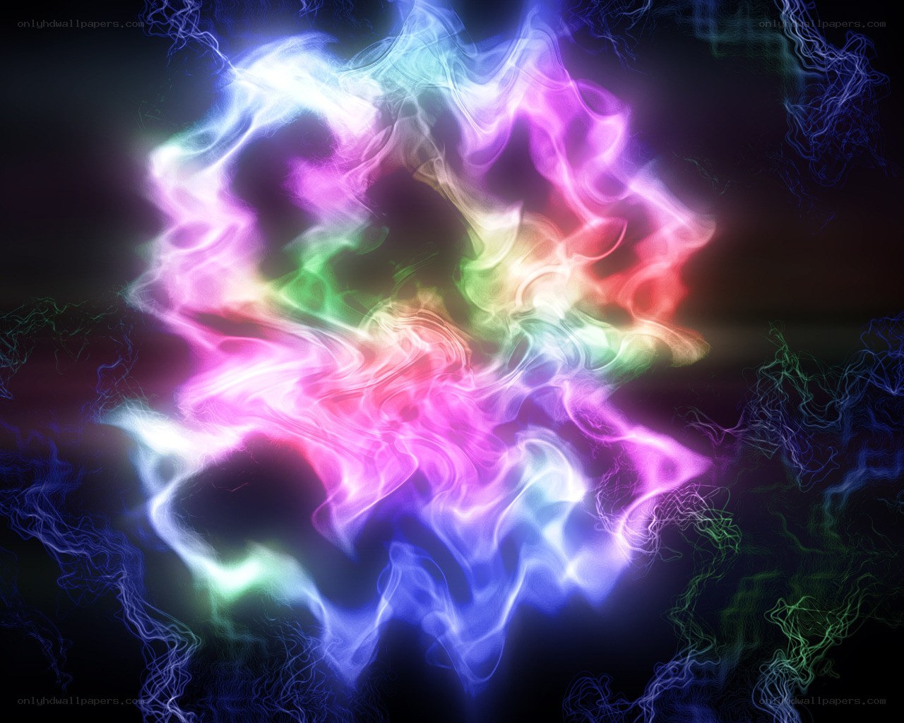 vibrant energy swirl