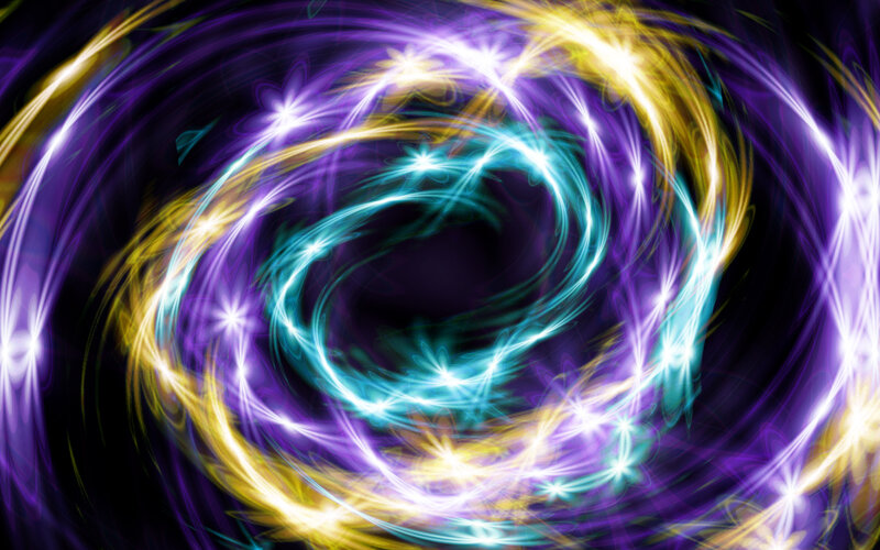 vibrant energy swirl