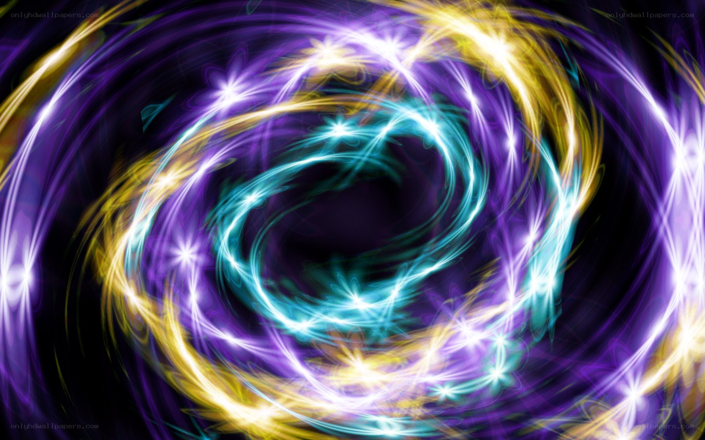 vibrant energy swirl