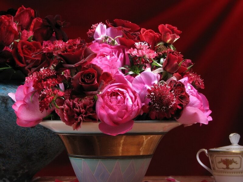 vibrant floral arrangement