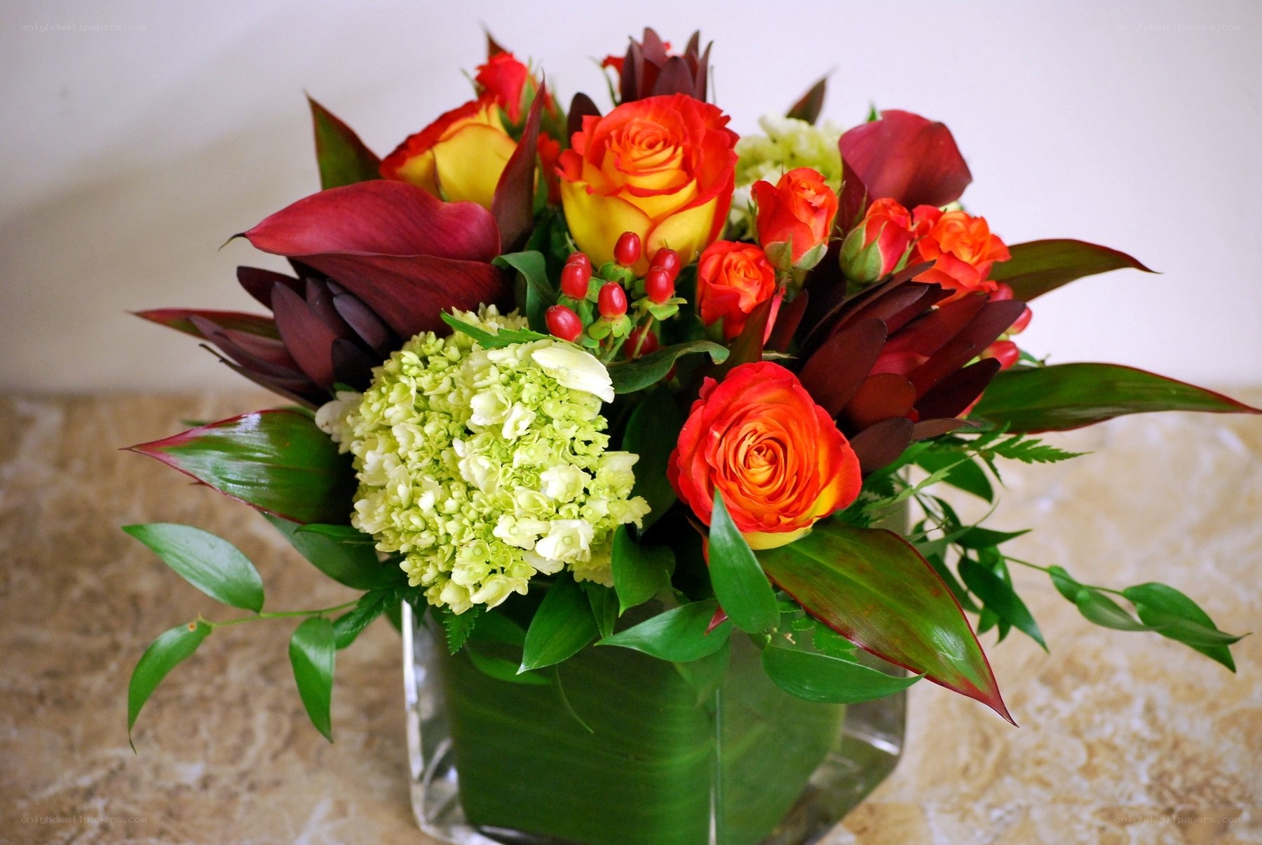 vibrant floral arrangement
