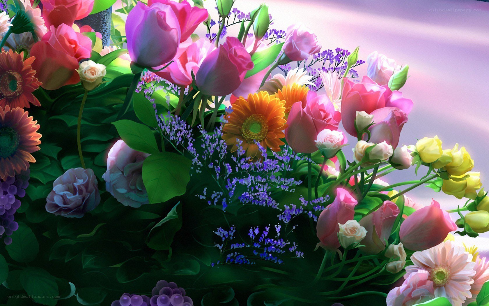 vibrant flower bouquet