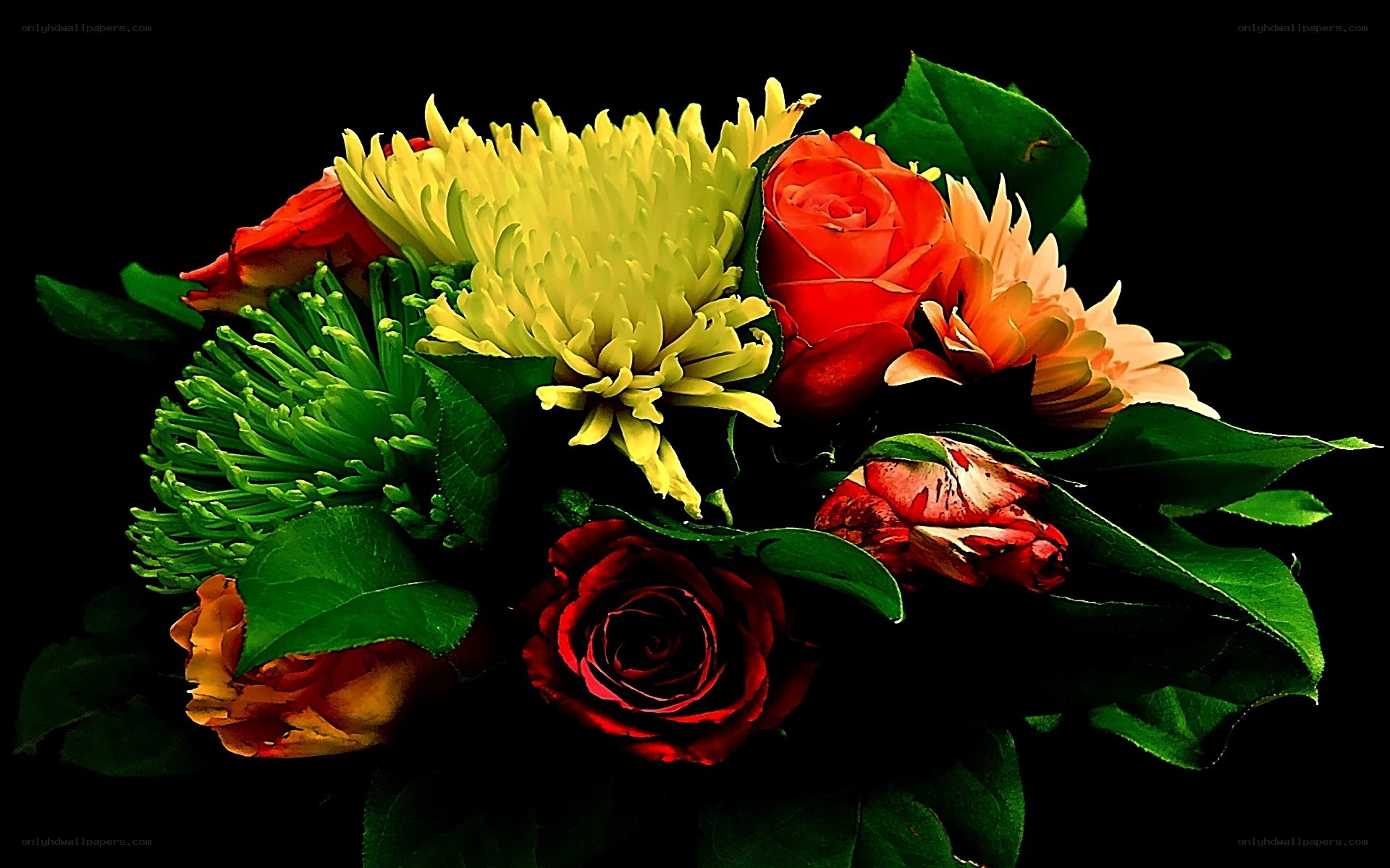 vibrant flower bouquet