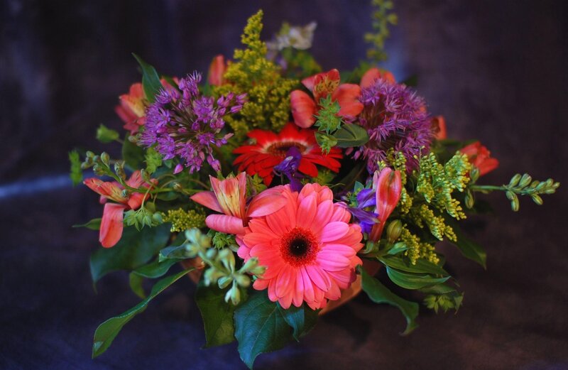 vibrant flower bouquet