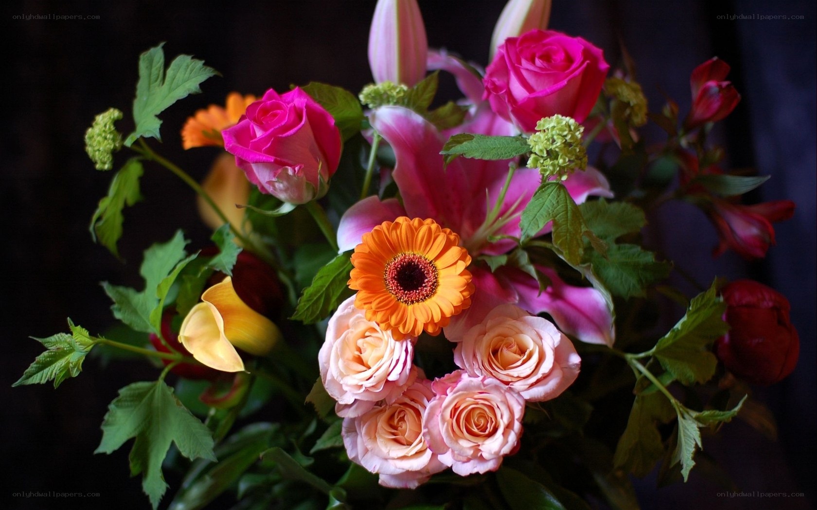vibrant flower bouquet