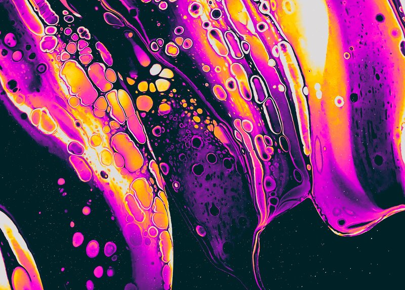 Vibrant Fluid Art