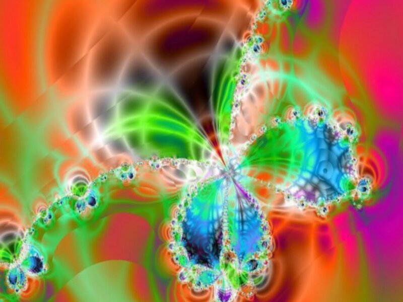 vibrant fractal art