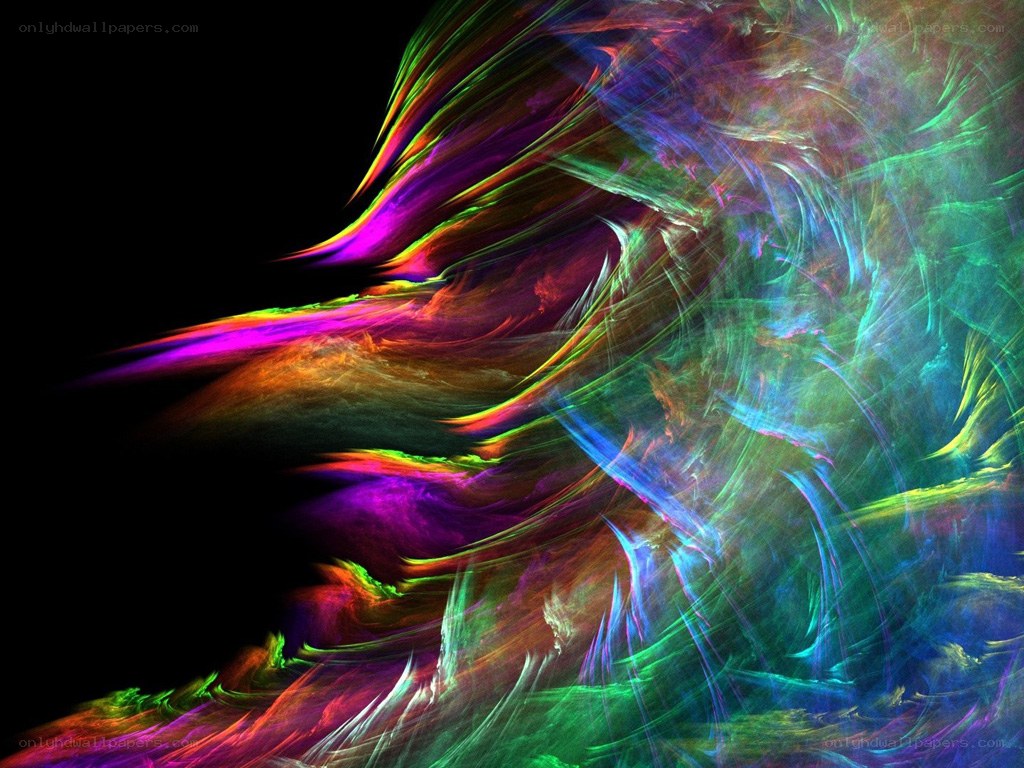 Vibrant fractal art