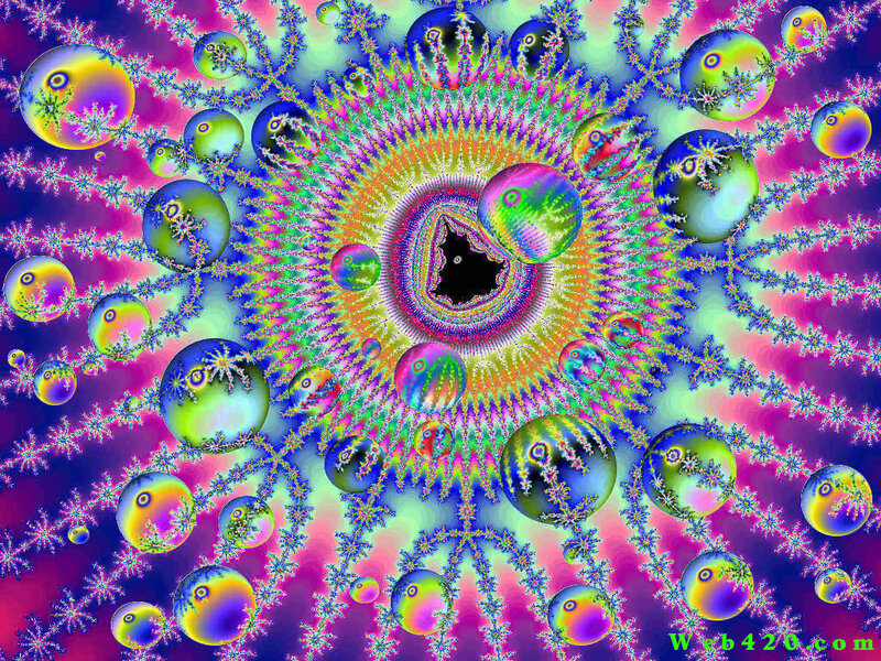 vibrant fractal art