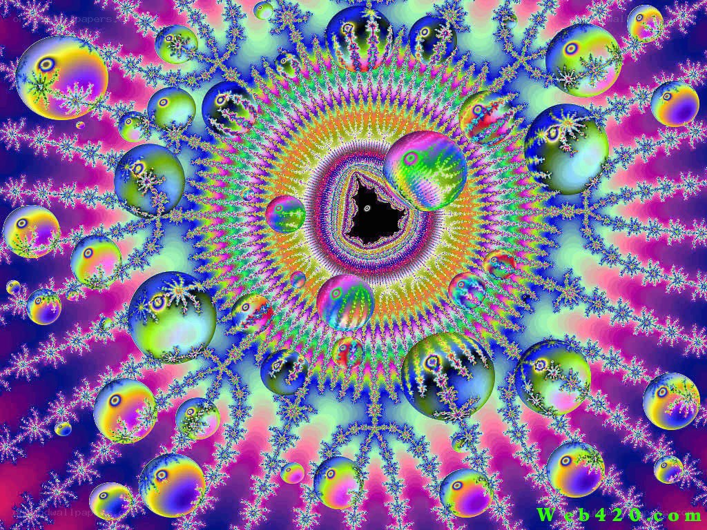 vibrant fractal art