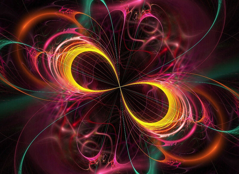 vibrant fractal art design