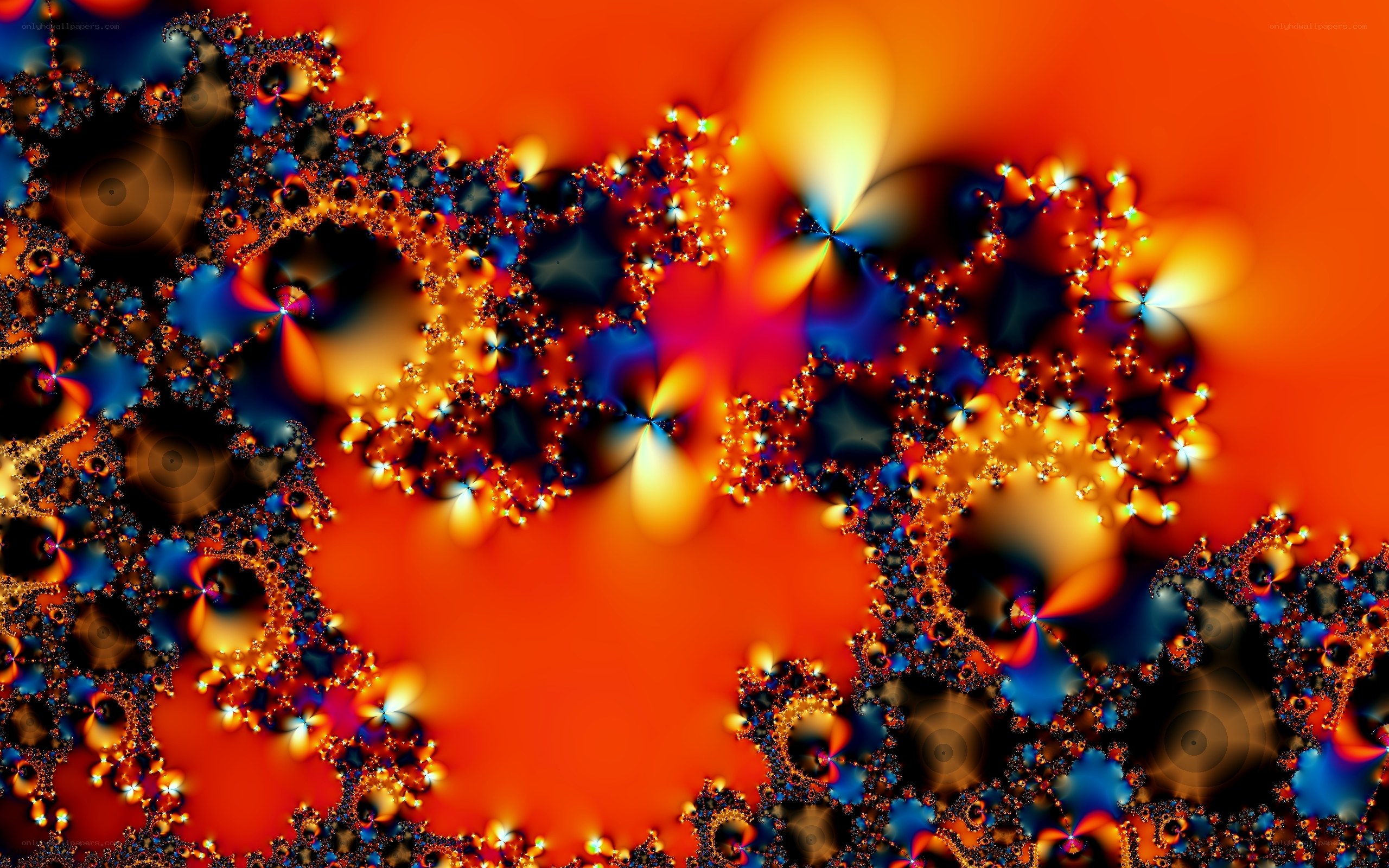 vibrant fractal art pattern