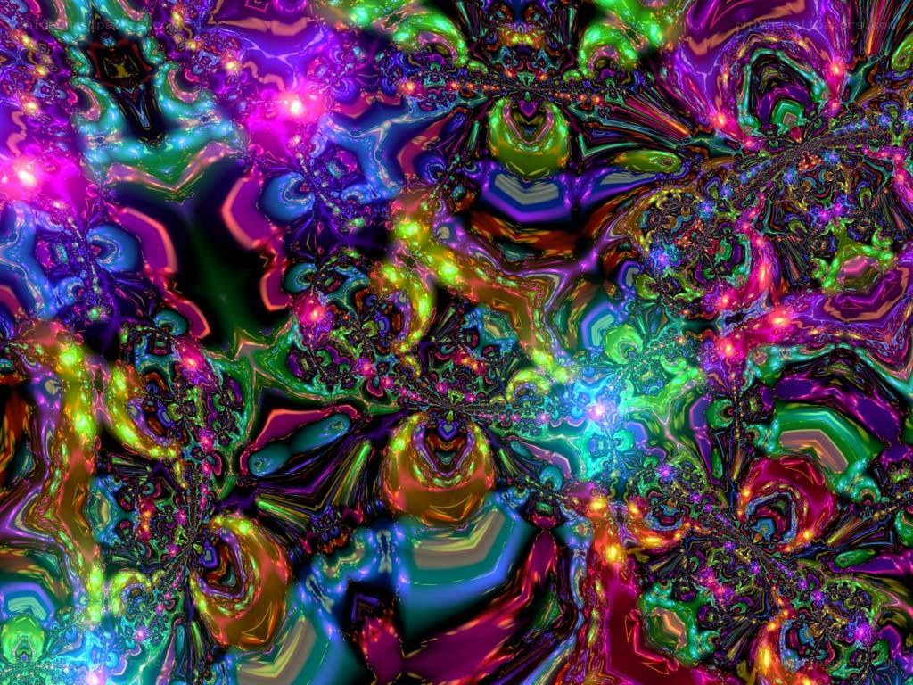 vibrant fractal art pattern
