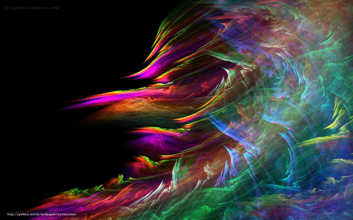 vibrant fractal art