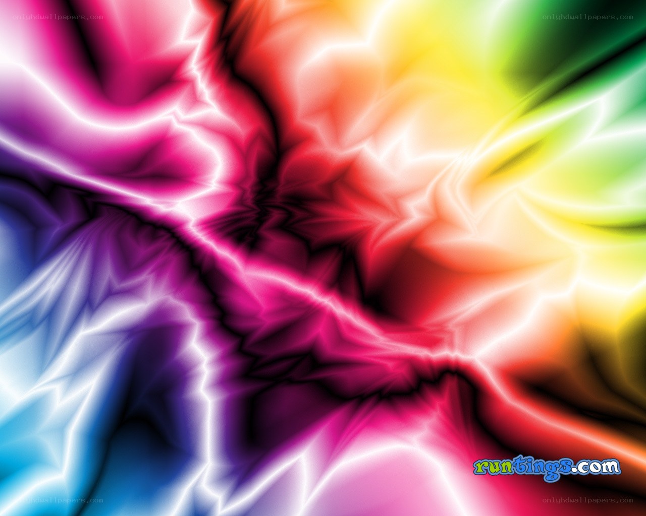vibrant fractal color explosion