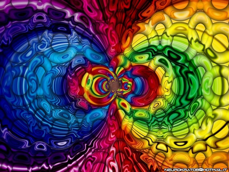 vibrant fractal color swirl