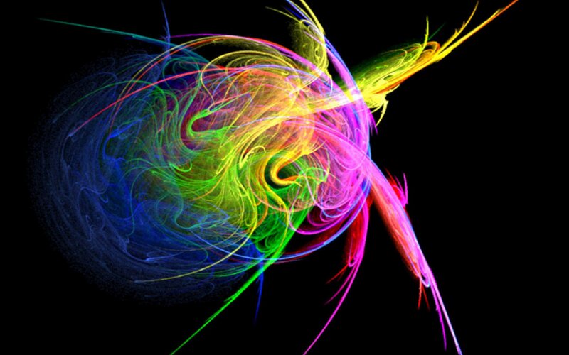 vibrant fractal energy burst