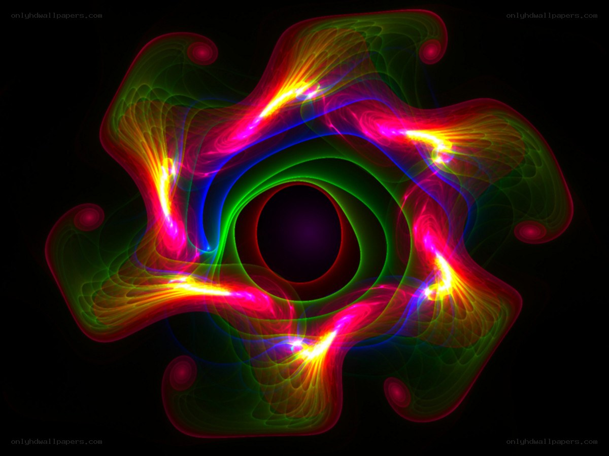 vibrant fractal energy pattern