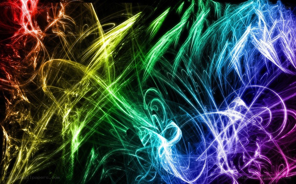 vibrant fractal energy waves