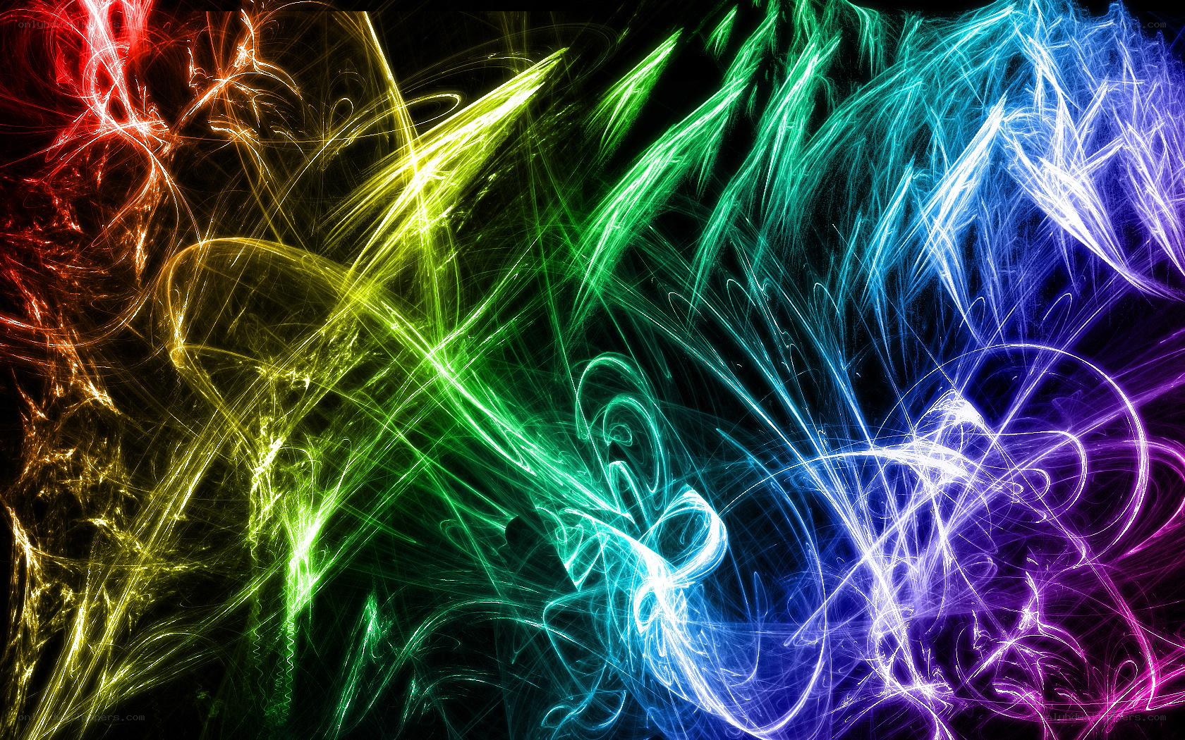 vibrant fractal energy waves
