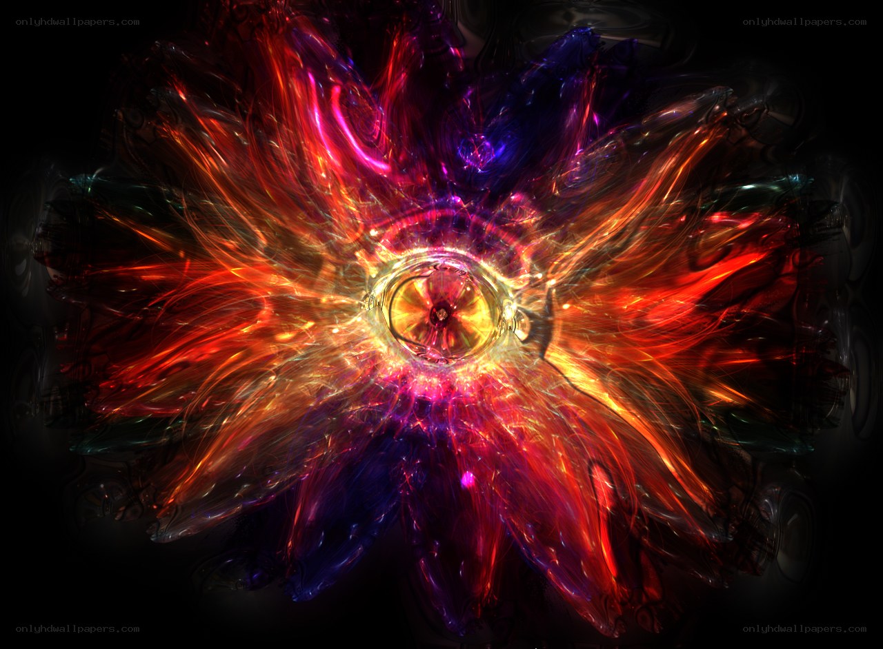 vibrant fractal explosion
