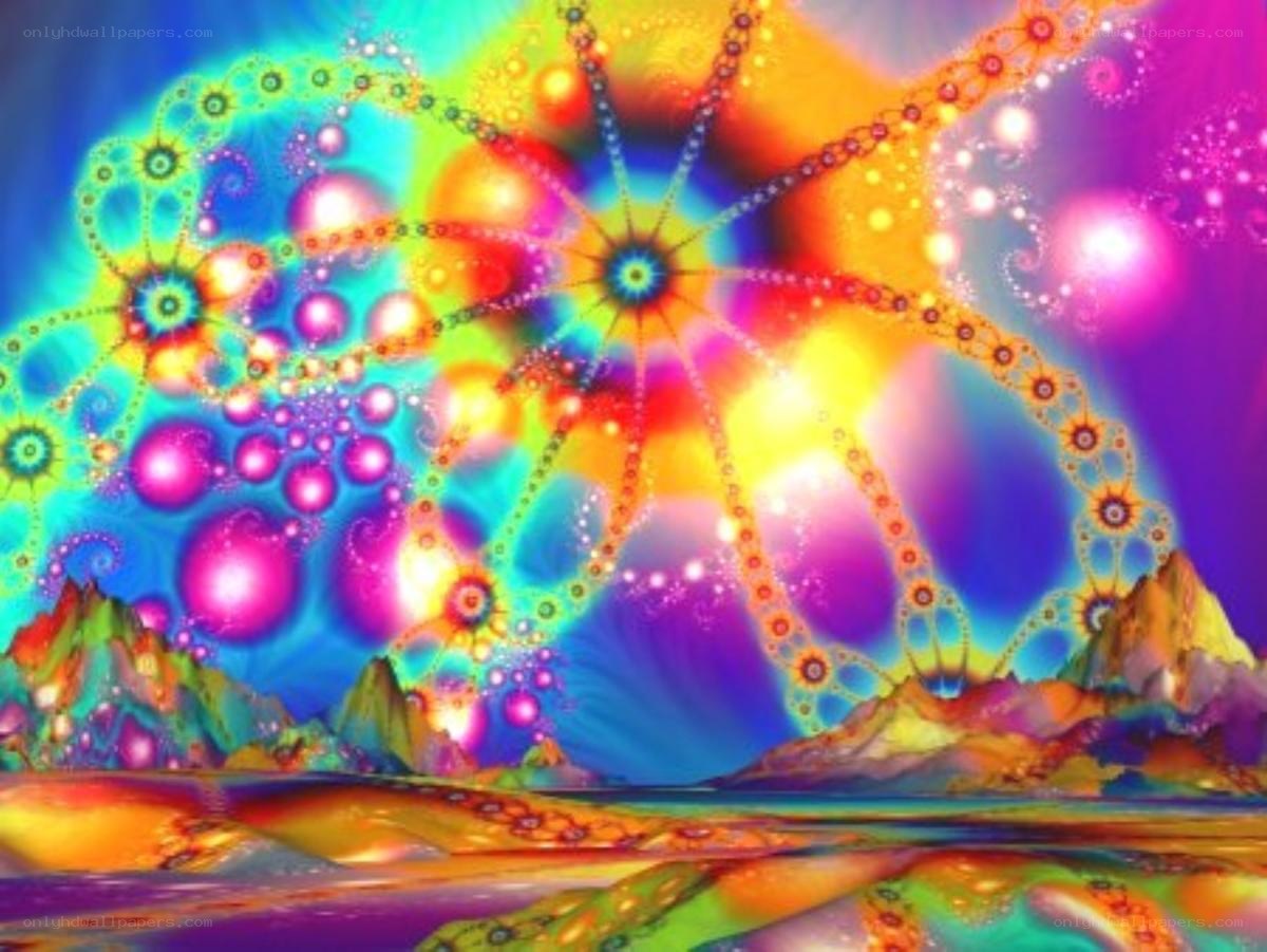 vibrant fractal landscape
