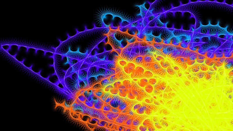 vibrant fractal pattern