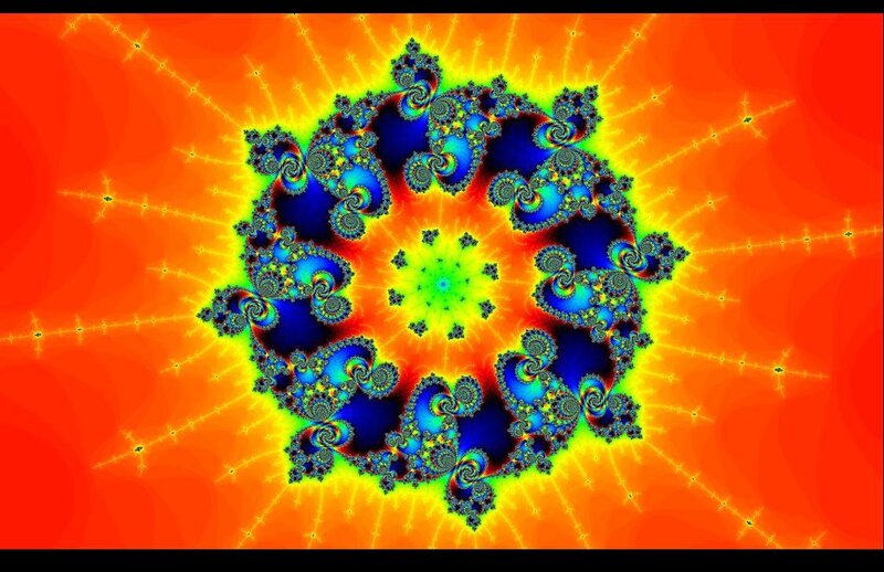 vibrant fractal pattern