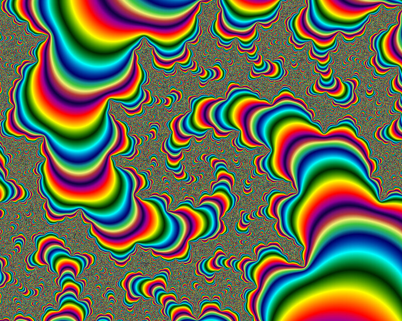 vibrant fractal pattern