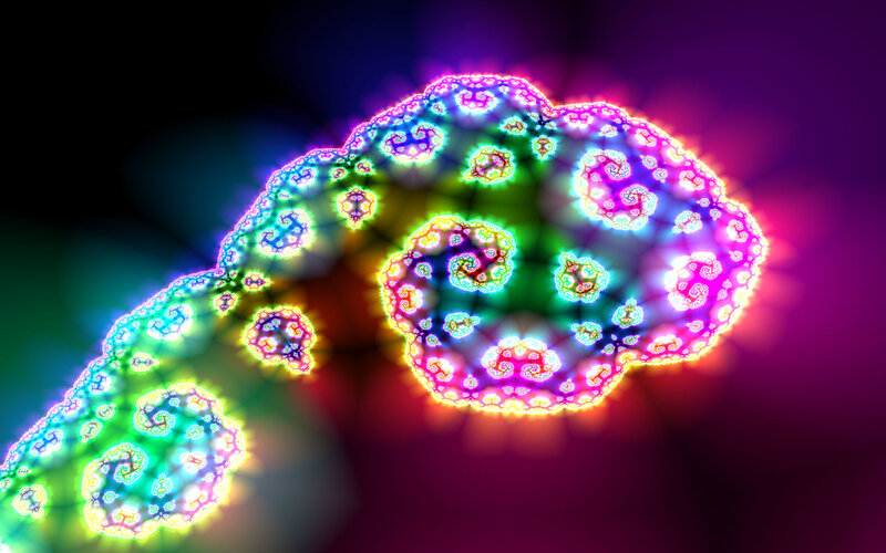 vibrant fractal pattern