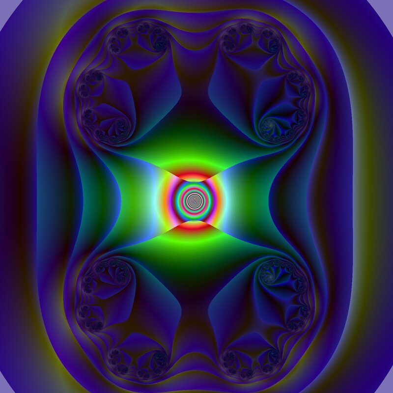 vibrant fractal pattern