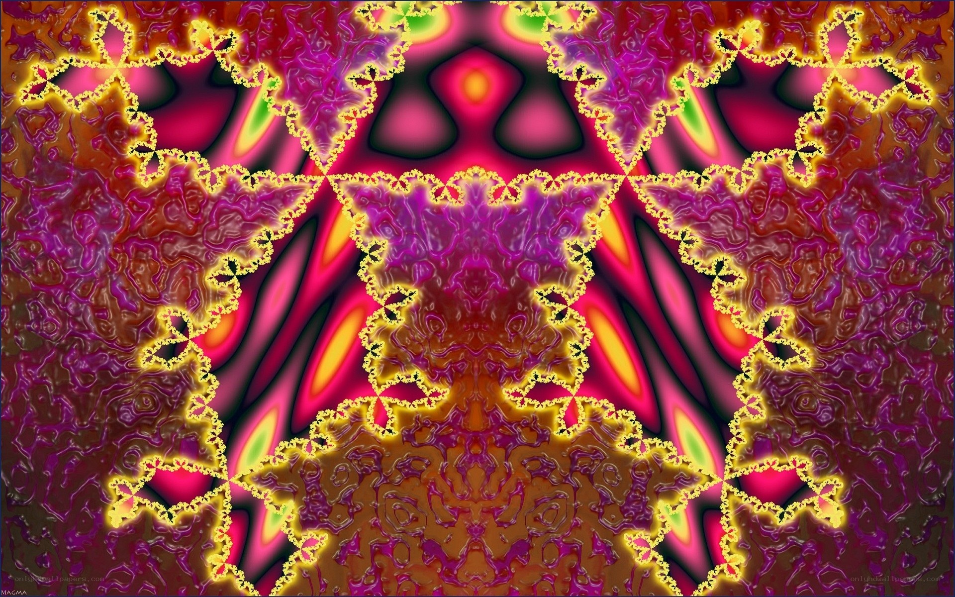vibrant fractal pattern