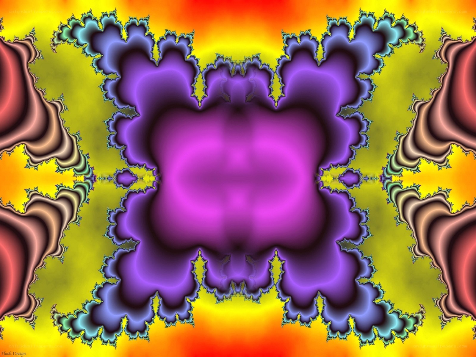 vibrant fractal pattern