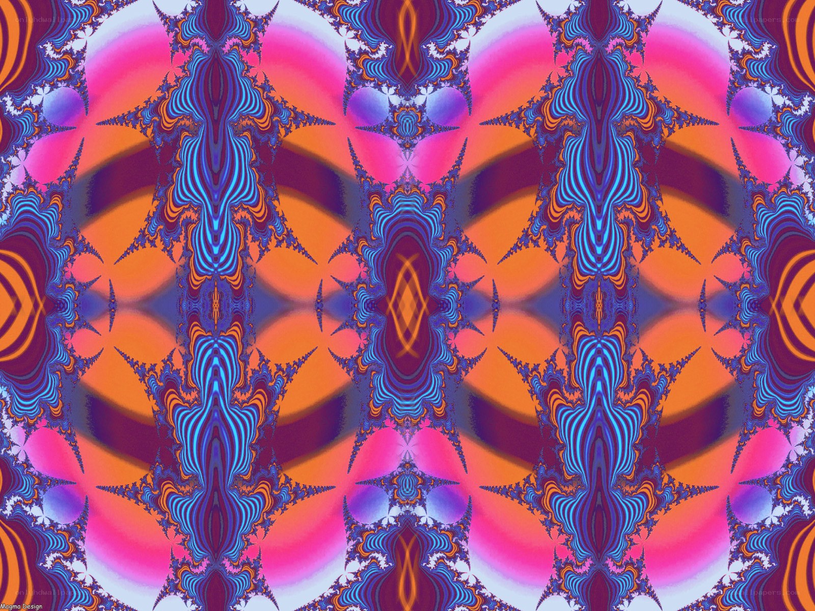 vibrant fractal pattern