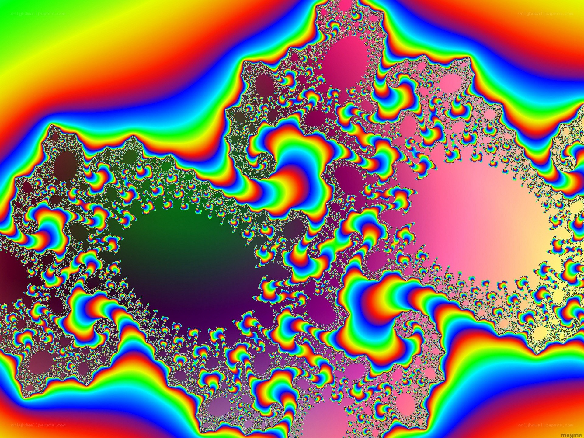 vibrant fractal pattern